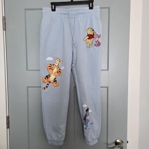 Disney Winnie the Pooh Joggers Women’s Medium Cozy Lounge Pants